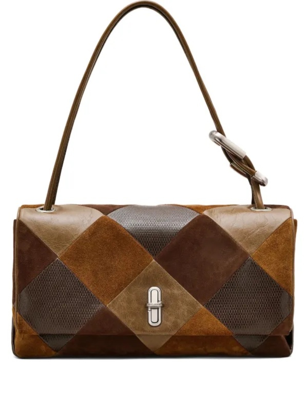 Marc Jacobs Large Suede Patchwork Dual Bag